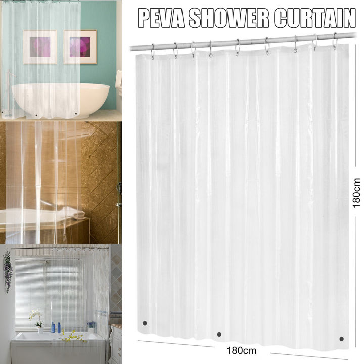 Nếu bạn muốn căn phòng tắm của mình được sạch sẽ và khô ráo, hãy xem qua ảnh về rèm tắm chống nước PEVA. Sản phẩm này được thiết kế để chống thấm nước và dễ dàng vệ sinh. Ngoài ra, PEVA là một chất liệu an toàn cho sức khỏe và thân thiện với môi trường.