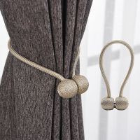 Magnetic pearl ball curtain clip magnetic strap with clasp hook curtain rod curtain accessories home decoration