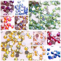 QIAO Multi-color Crystal AB Rhinestone SS4-SS30 Glitter Strass Nail Gems Glue On Diamond Stone Flatback Rhinestones Decorations  by Hs2023