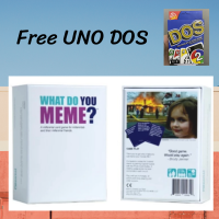 ส่งฟรี !! บอร์ดเกมส์ / Work from home?What do you meme Board Game (ภาษาอังกฤษ) + Free UNO Dos ?
