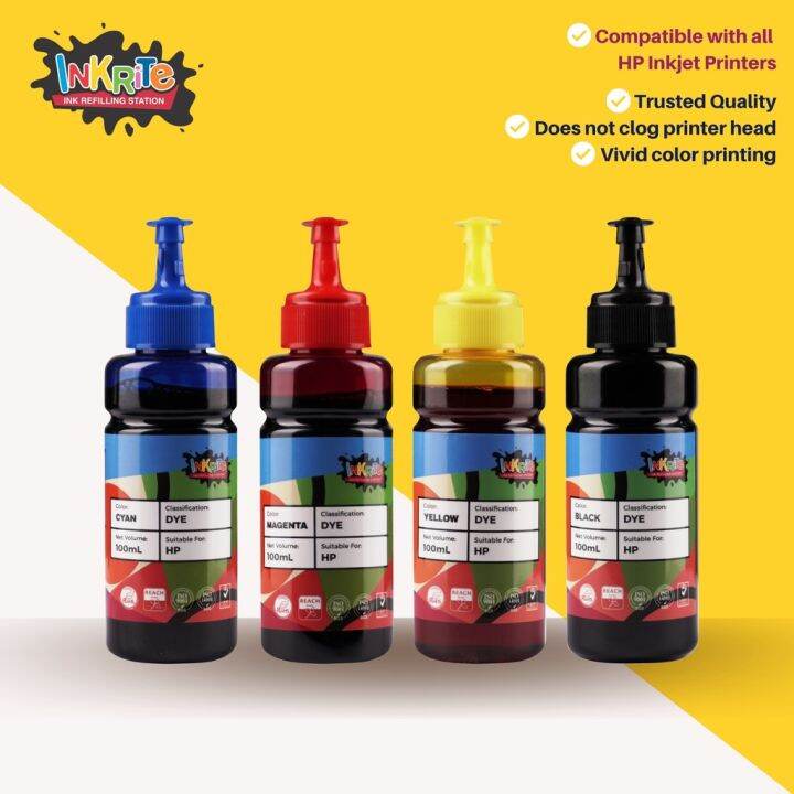 Useful Inkrite Ink for HP Inkjet Printers, 100 ml Lazada PH