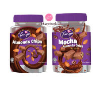 Tango Mocha Almonds chips / Almonds Chips ช็อกโกแลตแทงโก้ม็อคค่าและแทงโก้ ช็อกโกแลตเคลือบอัลมอนด์