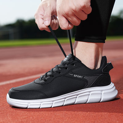 ORNGMALL รองเท้าสำหรับผู้ชาย,แฟชั่นยิมดำรองเท้าผ้าใบคุณภาพสูงผูกเชือกเดินเบาสบายๆเหมาะสำหรับชีวิตประจำวันกีฬาไซส์ใหญ่39-48