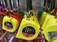 ตลับเมตรพกพาตลับเมตรจิ๋ว2เมตรMeasuring Tape12.5mm.คละสีอุปกรณ์วัดระยะเครื่องมือช่าง