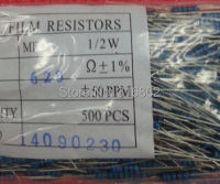 12W620R 12W620ohm 0.5W620R 0.5W620ohm ฟิล์มโลหะ1 500ชิ้นล็อตจัดส่งฟรี