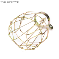 TOOL IMPROVER 1PC เหล็กลวดหลอดไฟยามหนีบโลหะโคมไฟกรง Retro ปัญหาแสงชิ้นส่วนใหม่