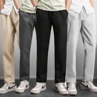 COD SDFERTREWWE Men Casual Pant Straight Cut Pants Long Pants Loose Korean Slack Pants Men S Clothing