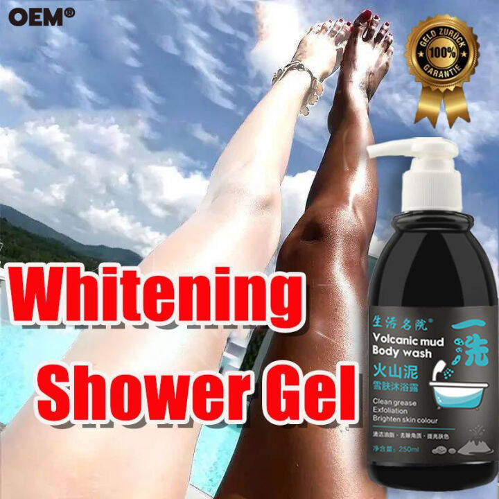 【7 days white to glow】Volcanic mud Turns white after washing, white to