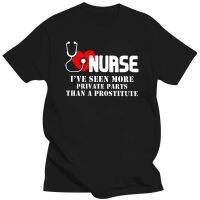 Top Tees Nurse IVe เห็นส่วนส่วนตัวมากกว่าเสื้อยืด Prostitute