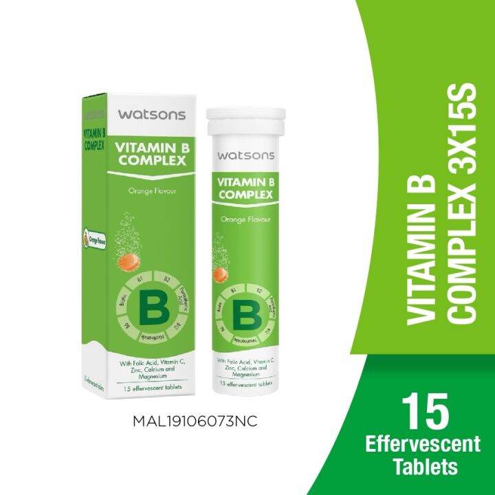 WATSONS VITAMIN B COMPLEX 15S Lazada PH