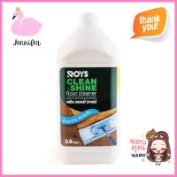 น้ำยาทำความสะอาดพื้น ROYS Clean &amp; Shine 3,800 มล.FLOOR CLEANER ROYS CLEAN &amp; SHINE 3,800ML **มีบริการชำระเงินปลายทาง**