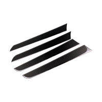 【cw】 The Application of Audi audiA4B8 Carbon Fiber Door Panel Decorative Sticker Door Handle Cover Plate Four-Piece Set 2009-2016 ！