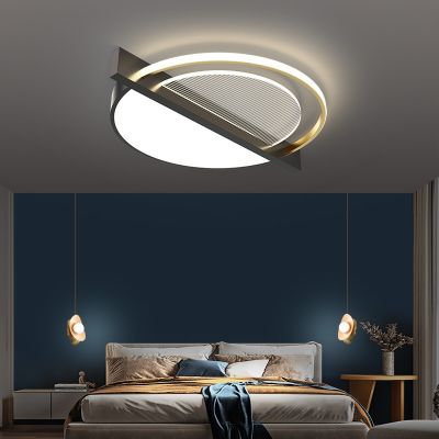 [COD] Bedroom light and simple led ceiling modern minimalist round master bedroom warm room home decoration lamps