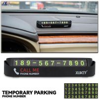 New prodects coming Car Phone Number Parking Plate Temporary Stop Sign Sticker Display Park Card Telephone Number License Plate Hidden Accessories