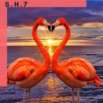 Diamond Painting Stickers Kids 5D DIY Art Craft Flamingo Hawaii Painting  with Diamonds Paint by Numbers for Children