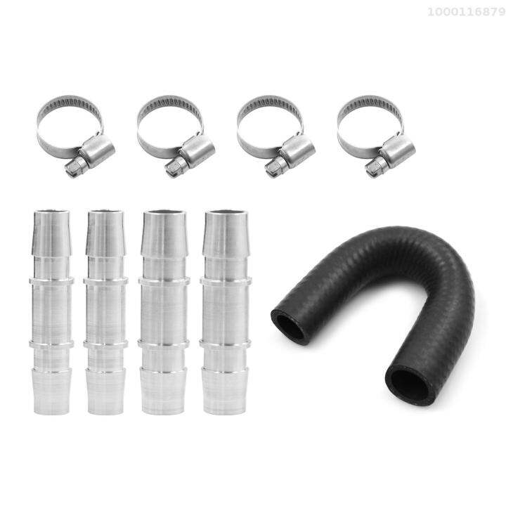 Engine Heater Core Bypass Kit with 5/8'' 3/4'' Hose Compatible with