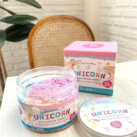 ราคาต่อกระปุก สครับยูนิคอร์น UNNICORN RAINBOW HONEY BODY CLAY SCRUB ปริมาณ 250 กรัม