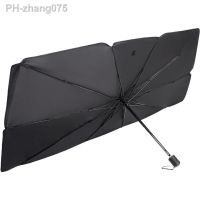 hot【DT】 Car sunshade umbrellas for front windshields sun protection thermal insulation retractable folding and car b