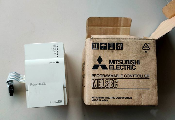 new-plc-mitsubishi-fx3u-64ccl-cc-link-connection-module-สินค้าใหม่-เหลือจากงา-กล่่องไม่สวย