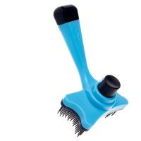 Pet Dog Cat Grooming Self Cleaning Slicker Brush Comb Hair Fur Shedding Tool New