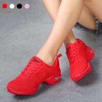 hot【DT】 Womens Breathable Air Mesh Shoes Jazz Cushion Soft Bottom Sneakers