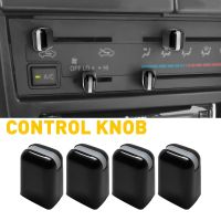 4Pcs/Set Air Conditioning Control Switch Knob Black For Toyota RAV4 4Runner Tacoma Mr2 Tercel Paseo Car Accessories Styling