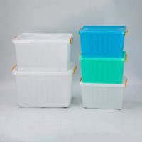 [COD] Household Storage Plastic Transparent Multi-Specification Covered Childrens