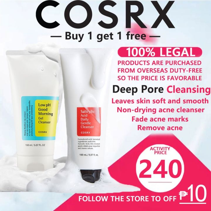 【100 LEGIT Onhand】Cosrx Salicylic Acid Daily /Low pH Good Morning Gel ...