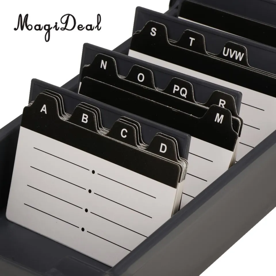  Business Card Holder Box Business Card File Card