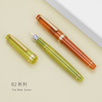 Jinhao 82 Fountain ปากกาความโปร่งใสพลาสติก Spin ปากกายอดนิยม EF FM NIB ธุรกิจอุปกรณ์สำนักงานโรงเรียนการเขียน--hang yu trade