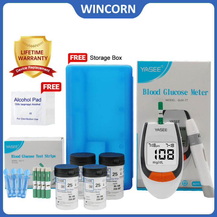 Blood Sugar Testing Kit Blood Glucose Meter Sugar Monitoring System