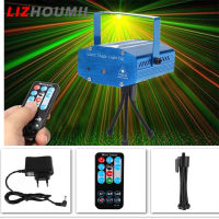 LIZHOUMIL รีโมทคอนโทรลสีน้ำเงิน100-240V สำหรับตกแต่งเทศกาลเครื่องฉายดิสโก้คลับดีเจไฟเลเซอร์ฟ้า (ระเบียบยุโรป)