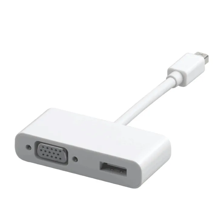 {hot} Mini Display to VGA HDMI Adapter 2 in 1 Converter Thunderbolt to