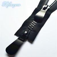 ❄♨ 5Pcs 15 60Cm-120Cm Double Head Resin Zippers Double Slider Single Puller Open-end Auto Lock Long Zip for Jacket