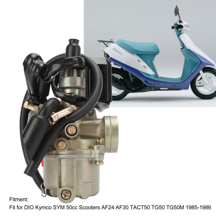 รถจักรยานยนต์คาร์บูเรเตอร์อะไหล่โลหะ-17-มม-carb-wearproof-ประสิทธิภาพสูงสำหรับ-dio-kymco-sym-50cc-af24-af30-tact50-tg50-tg50m