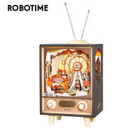 Robotime ROKR โรงงานหินอ่อนช็อกโกแลต3D เกมปริศนาไม้โมเดลตัวต่อของเล่นสำหรับเด็กผู้ใหญ่ของขวัญวันเกิด