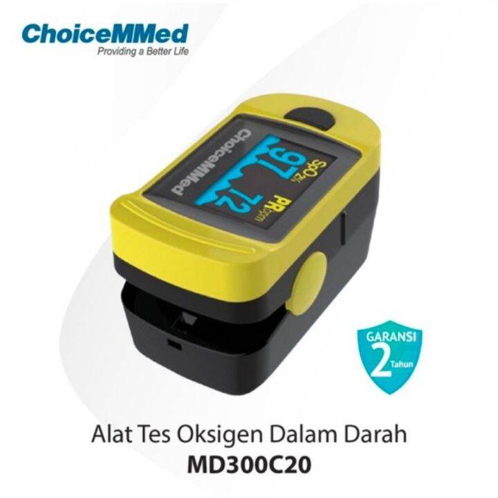 Pulse Oximeter Choicemmed MD300C20 / Alat Ukur Kadar Oksigen Original ...