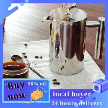 350ml800ml1000ml French Press Coffee Maker Stainless Steel Double Walled  Insulated Coffee Maker Pot