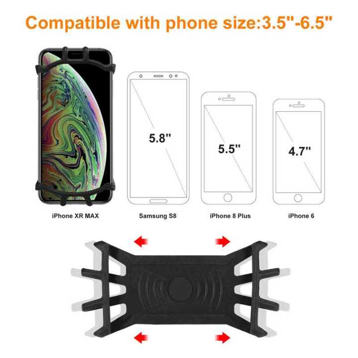 high-quality-pei7360369369269-แท่นวางโทรศัพท์ติดรถจักรยานยนต์-dudukan-ponsel-sepeda-ทำจากซิลิโคนอุปกรณ์-gps-xiaomi-แป้นหูช้างสำหรับไอโฟน