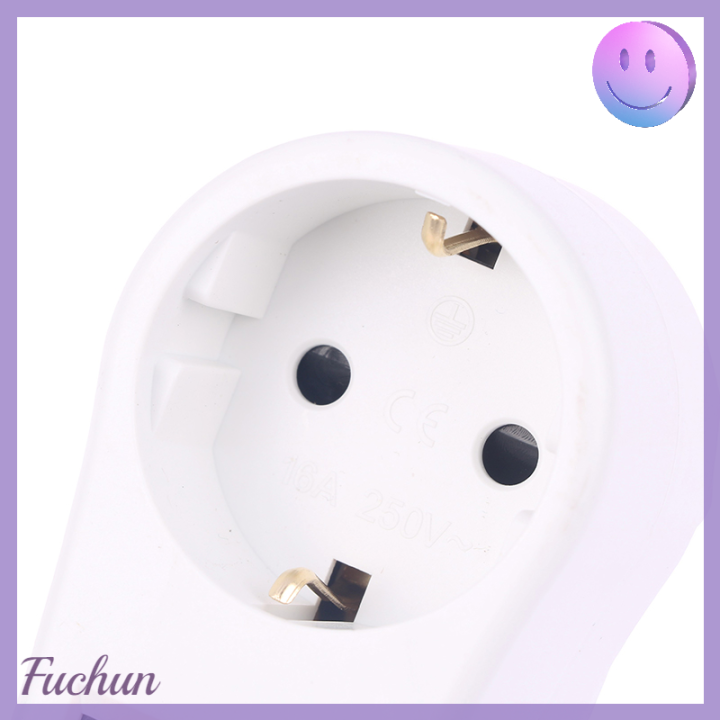 fuchun-1ชิ้นตัวแปลงปลั๊กต่อจ่ายไฟหลอดไฟ16a-250v