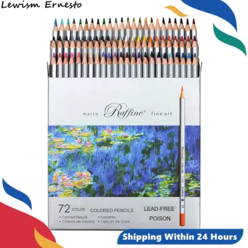24/36/48Water Soluble Colored Pencil Drawing Pencils for Kids School  Supplies Colour Pencil Set Colors Lapices De Colores Pens