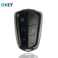 [A Car Home] Okey รถ Key Shell เปลี่ยนกรณี3/4/5/6ปุ่มสำหรับ Cadillac Escalade ESV 2015 2016 2017 2018 2019 Remote Smart Key