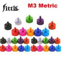 5Pcs M3 Thumb Screws Metric Knurled Big Flat Head Tighten Screw Manual Adjustment Bolt for PC Computer Case Cover Various Colors