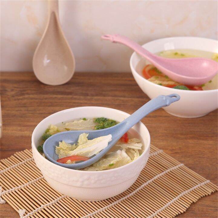 rice-spoon-household-eggplant-wheat-straw-large-plastic-kitchenware-porridge-spoon-thickened-soup-spoon-kitchen