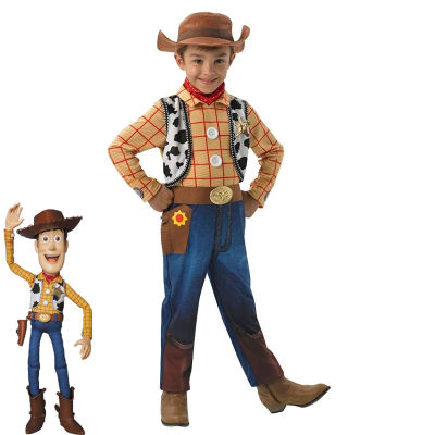 Woody Costume Kids Cowboy The Western Sheriff Kids Halloween Cosplay Costume