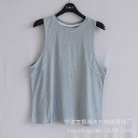 【hot】 เสื้อกล้ามกีฬาทรงหลวมสำหรับผู้หญิงเสื้อโยคะระบายอากาศสำหรับฤดูร้อนเสื้อกล้ามออกกำลังกายสำหรับวิ่งแบบไม่มีแขนเปิดหลังเสื้อออกกำลังกายแห้งเร็ว