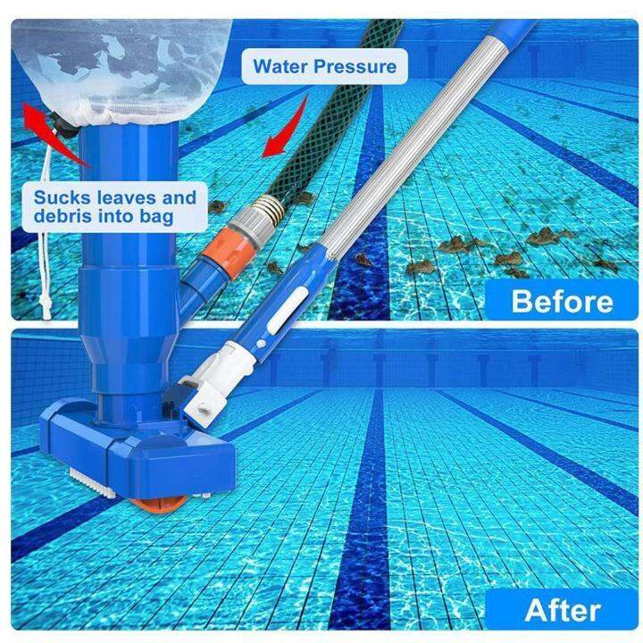 Swimming Pool Vacuum Cleaner Portable Cleaning Tool Batteries Without