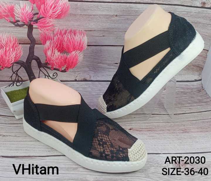 Sepatu sale wedges lazada