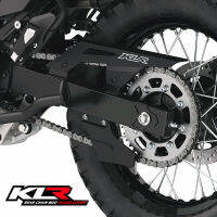 ด้านหลังไดรฟ์โซ่ยามโคลนปกโล่ป้องกันสำหรับ KLR650 KLR 650 2022-2023