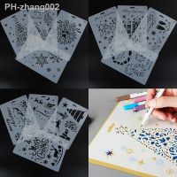 12 Styles DIY Craft Christmas Layering Stencils For Walls Painting Scrapbooking Stamp Album Decor Embossing Paper Card Template